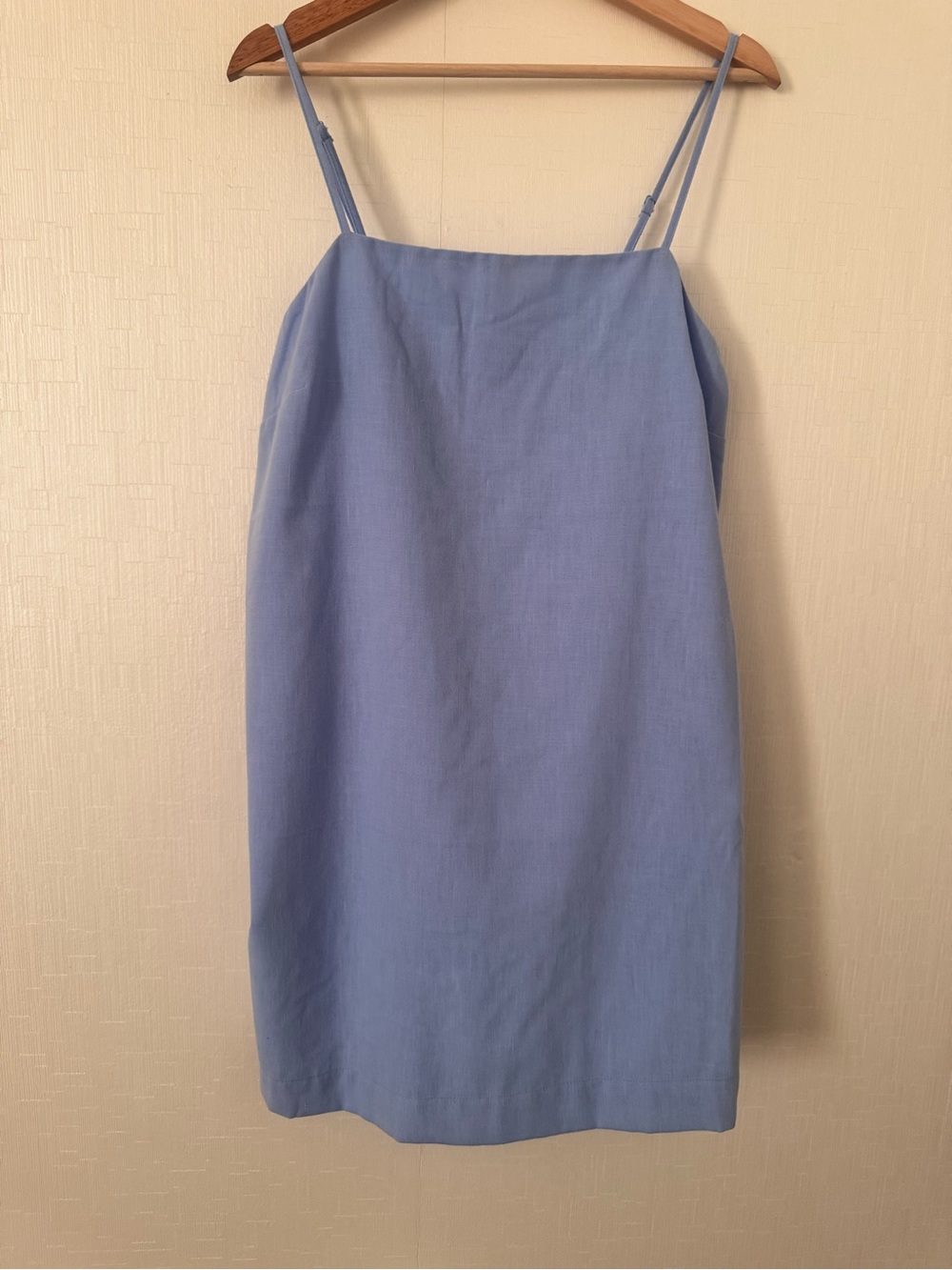 Old Navy Light Blue Spaghetti Strap Shift Dress